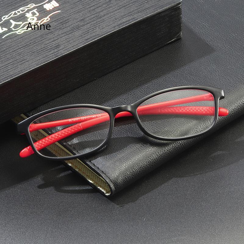 New Anti Blue Light Reading Glasses Men Ultra Light High-Definition Small Frame Eyeglass Middle-Aged and Elderly People Eyewear