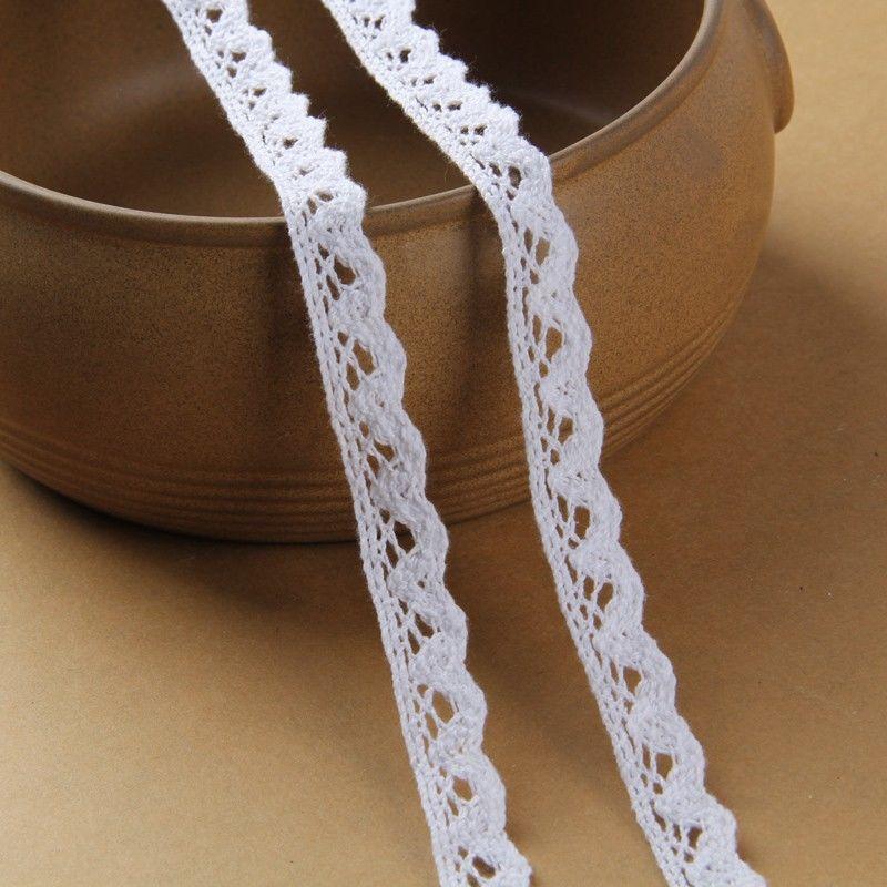 New Lace Accessories Decorative Handmade DIY Material Pack Embroidery Cotton Sewing Lace Belt Apparel Sewing Supplies