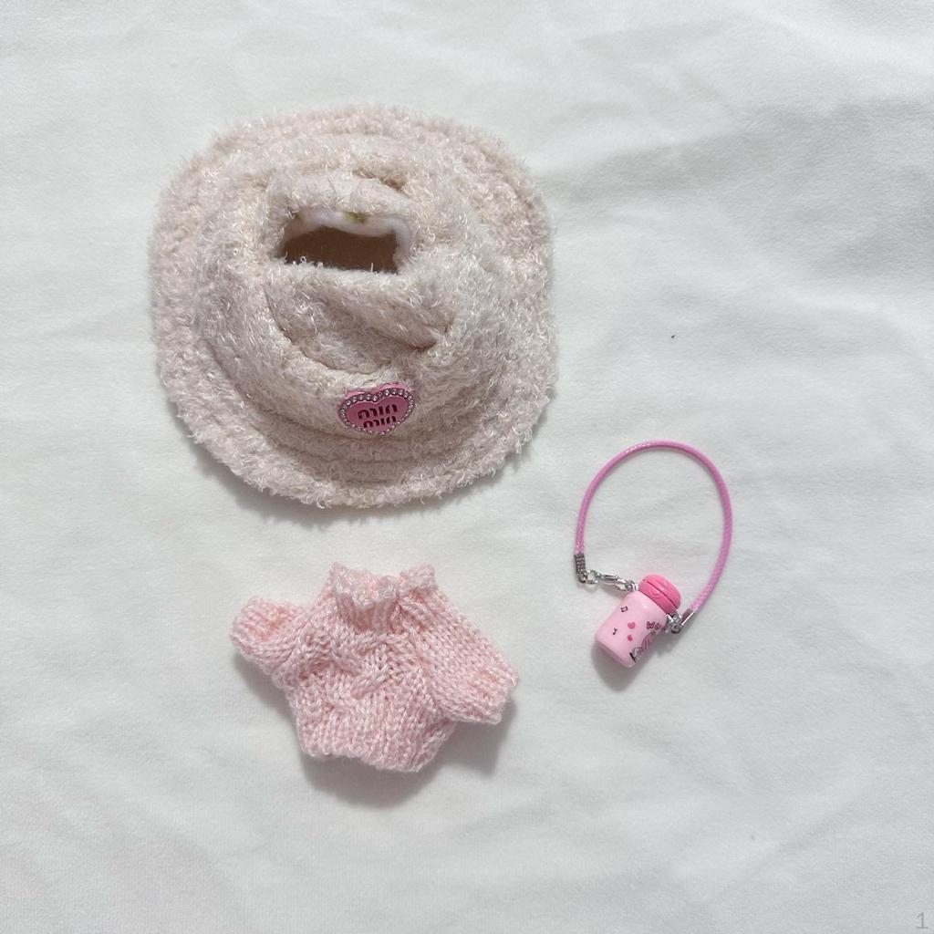 17cm Doll Clothes Cute Sweater Clothing for Age 5-7 8-10 Birthday Gift
