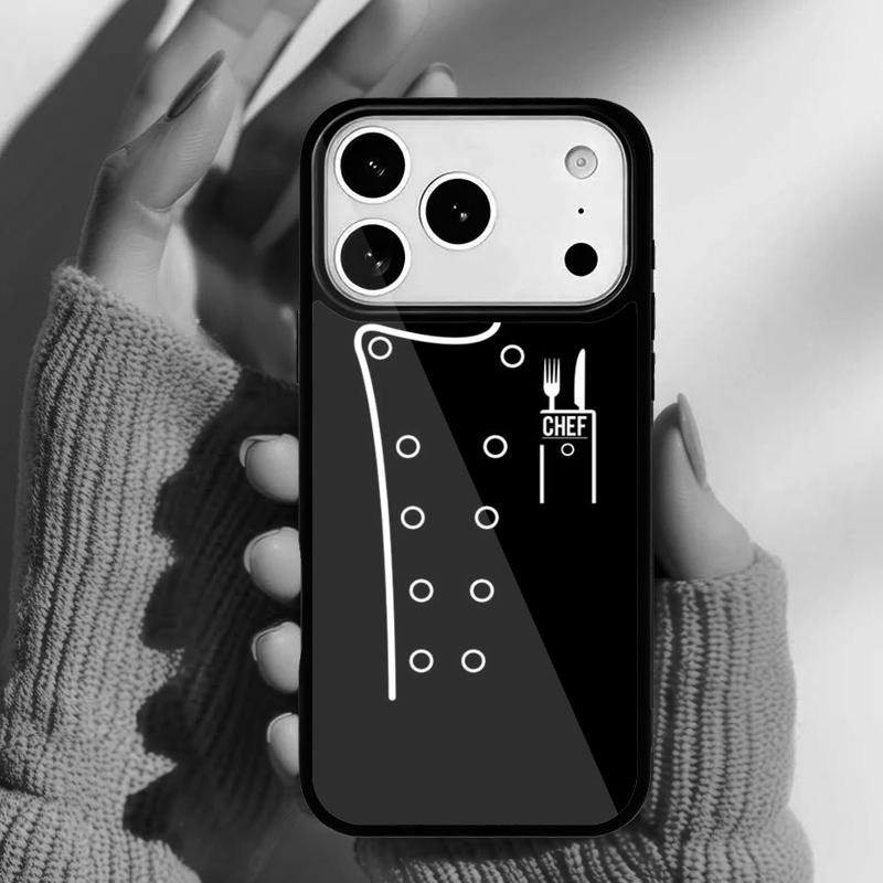 Love Baking Chef Knife soft Phone Case for iPhone 17 16 15 14 13 Pro Max Back Cover for 12 11 Pro Coque