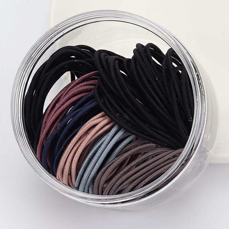 

Korean Style Thin Hair Tie: Simple Women s Headband with Small Rubber Band for a Chic Look