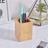 Wooden Pen Pot Holder Pencil Desk Organizer Stationery-Makeup Brush Box Kitchen Chopsticks Tableware Storage Box Bin Container