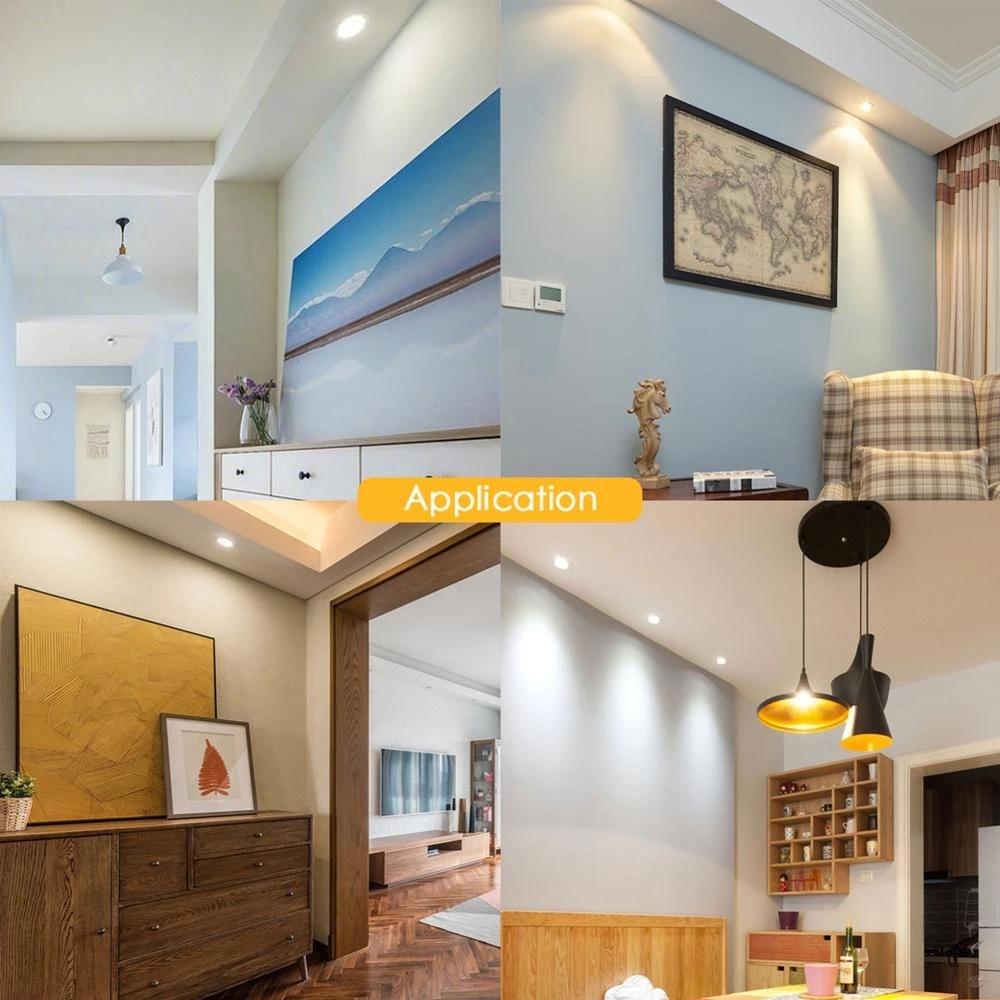 GU10 LED Lamp MR16 LED Bulb 6W 220V 110V 12V Lampada LED Condenser Lamp Diffusion Spotlight Energy Saving Home Lighting