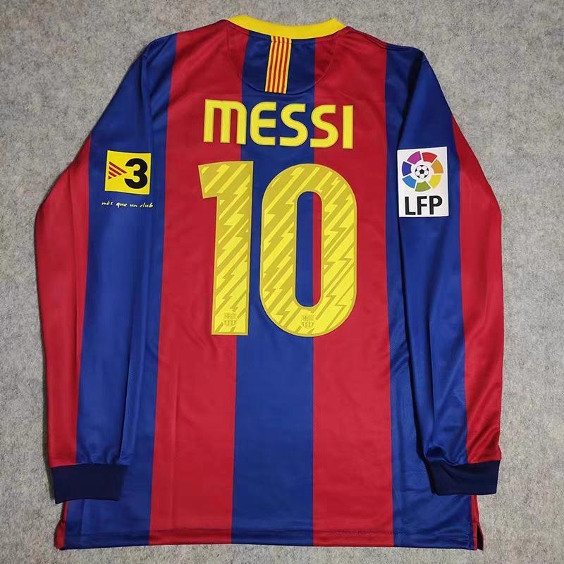 Königliches M Fußball Retro Langarmtrikot, Fußballtrikot Verein AC bar S Aufdruck einteilig.