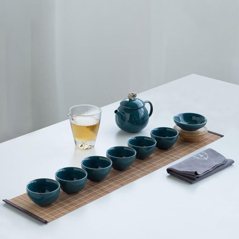Wanchunhe  Dian Shi Cheng Jin  Celadon Kung Fu Tea Set