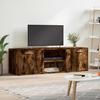 Vidaxl TV Cabinet, Smoked Oak, 120X34X37 Cm