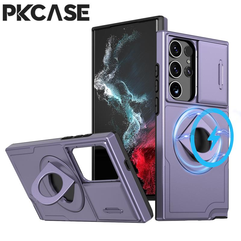 PKCASE Shockproof Case For Samsung S23 S22 S21 Plus S20 Ultra Cover For Samsung A54 A55 A35 A34 A25 A24 A15 A14 A13 A05S A05 5G