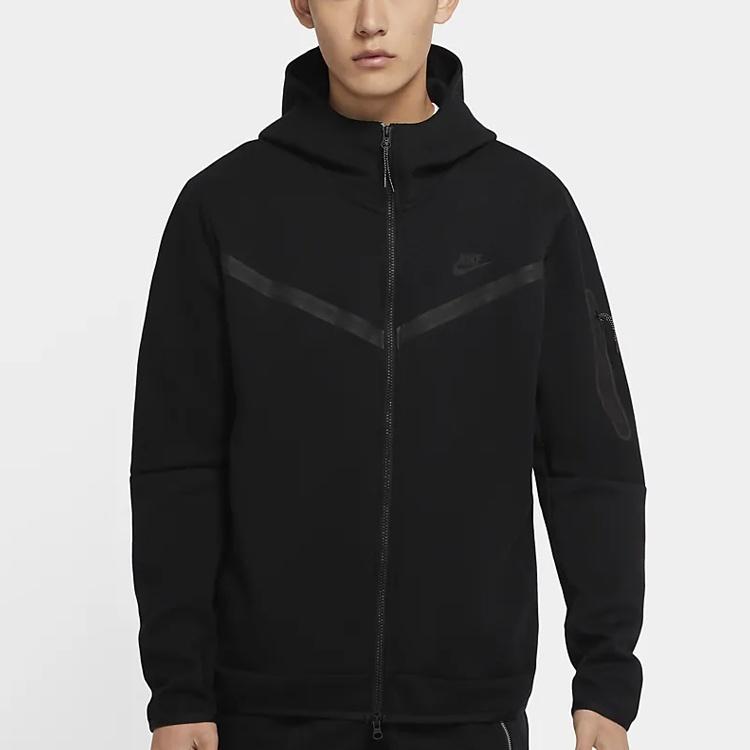 Nike Sportswear NSW Tech Fleece Zipper Jacket Asia Sizing 'Black' Men's CU4490-010