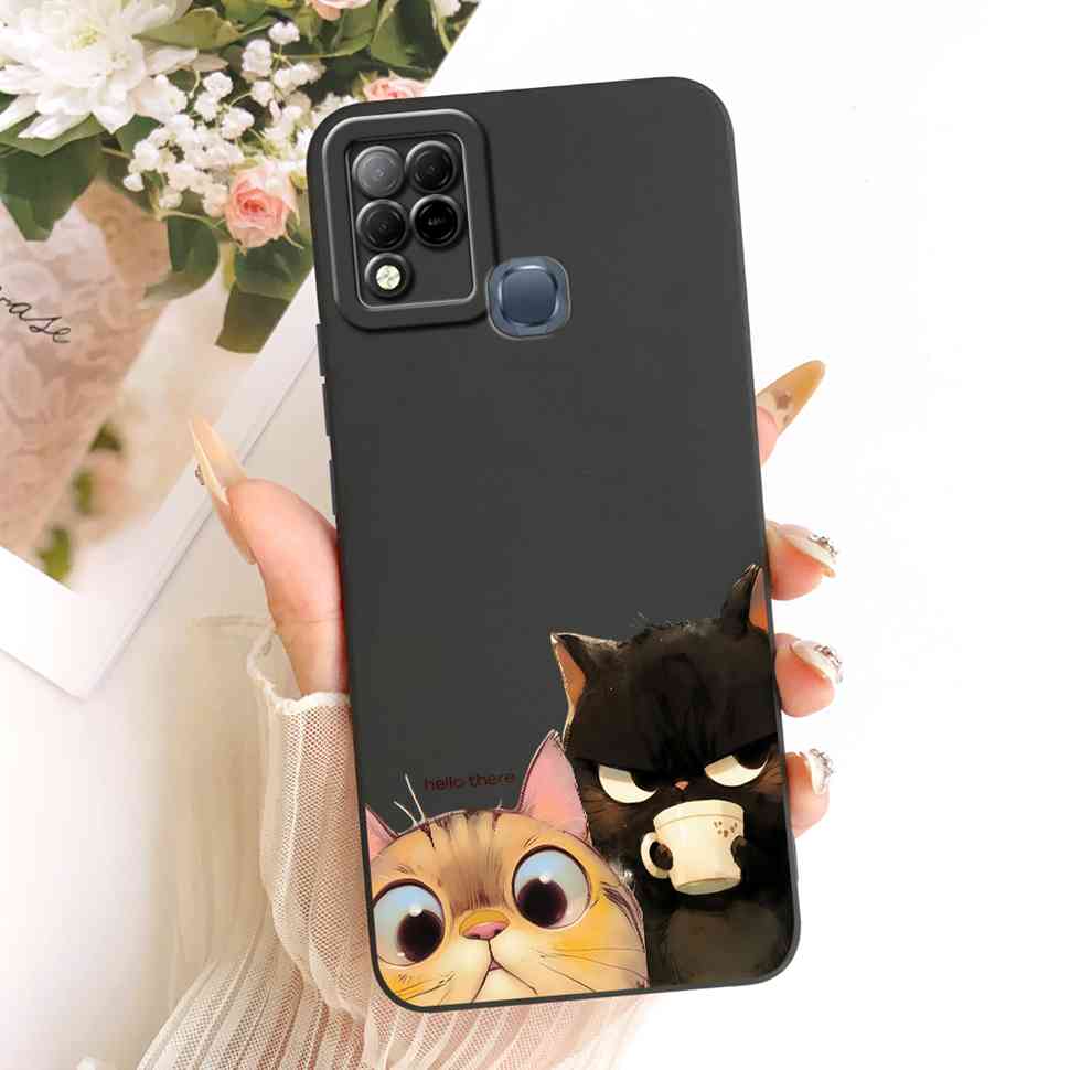 Θήκη για Infinix Hot 10s Μοντέρνο Ζωγραφισμένη Πεταλούδα Μαλακή Σιλικόνη Κάλυμμα Κινητού Για Infinix Hot10s Hot 10s X689B X689 Θήκες