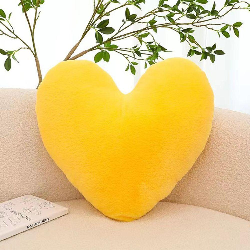 Heart Shape Soft Pillow 30cm Stuffed Pillow Creative Gift Heart Plush Pillow  Home Decorative
