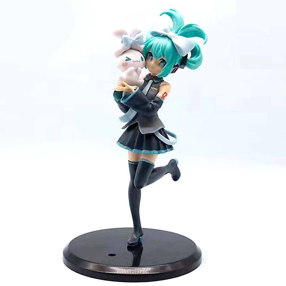 20cm Sexy Girl Hatsune Miku Anime Figure Fashion Subclture Miku Action Figure Christmas Gift PVC Collection Model Doll Toys