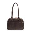 Autumn Retro Portable Bowling Bag Women's 2025 New Simple Niche Underarm Bag Large-capacity Briefcase