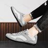 Fashion Summer 2025 New Style Men's Fashion Trend Casual Shoes Mesh Breathable Comfortable Non Slip Shoes Low Top Slip on Flat Sneakers