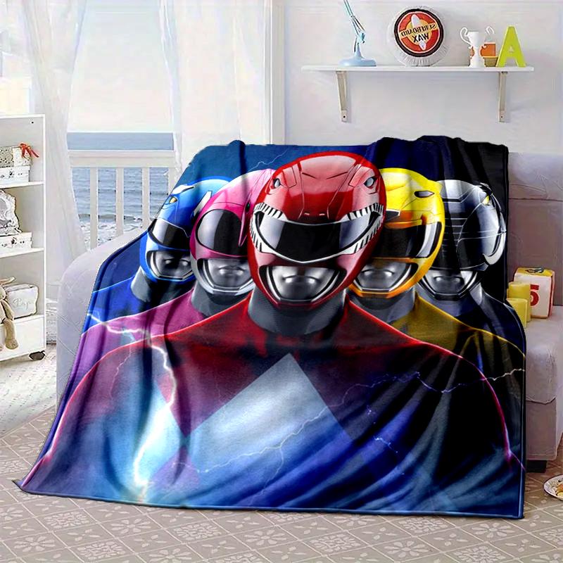 Rangers Team-up Blanket Flannel Blanket for bed, sofa, Camping, Hiking, Picnic Essentials, gift for family Fan gifts