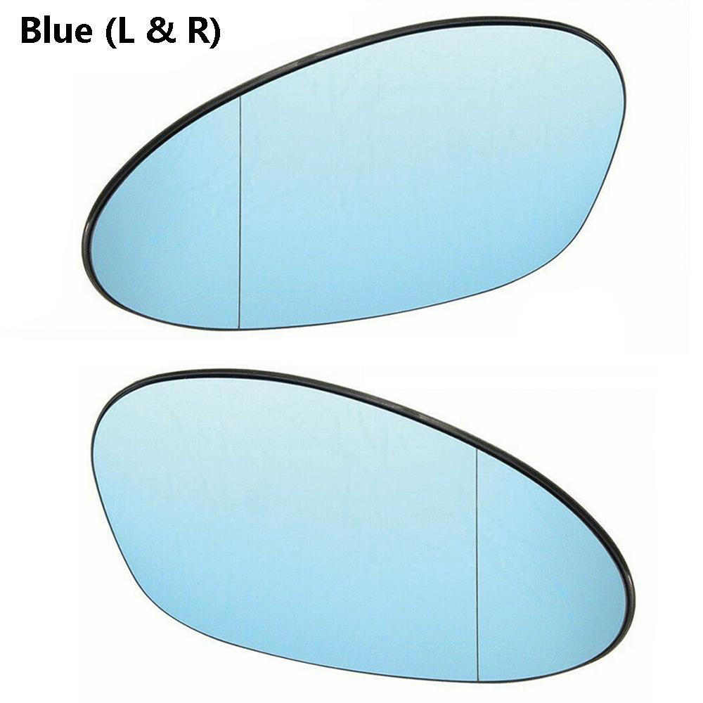For BMW 3-Series E90 2005 2006 2007 2008 1pc/2pcs Left Right Side Heated Wing Mirror Glass Rearview Mirror Blue/White