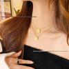 Arc de Triomphe Letter Choker: Brass Gold-Plated Small Square Tag Necklace with Initial Pendant