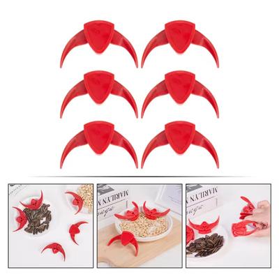 Peeling Accessories Lazy Sunflower Melon Seed Opener Mini Clamp Nut Cracker Plastic Handy Shelling Tool
