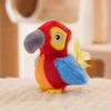 Durable Plush Pet Playthings Chirping Bird Cat Toy, Interactive Parrot Soft Stuffed Stimulating Hunting Instinct Toy Pounce for Indoor