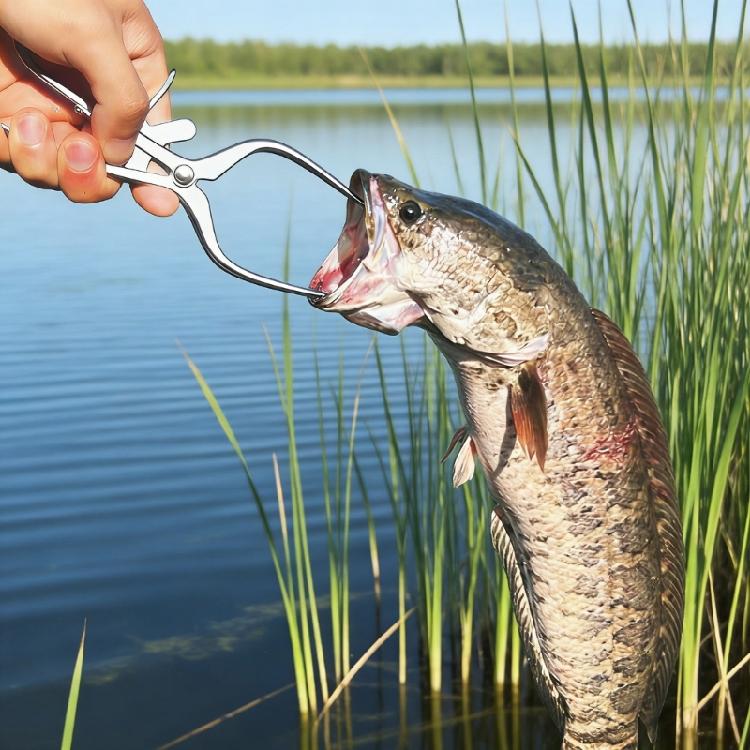 Anglers Essential Stainless Steel Fish Mouth Spreader Fishes Lip Grabber Fish Mouth Opener For Effective Hook Retrieval