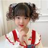 2pcs Chinese Style Baby Wig Hairpin Cute Red Bowknot Hairclip Children's Bow Wig  New Year Festive