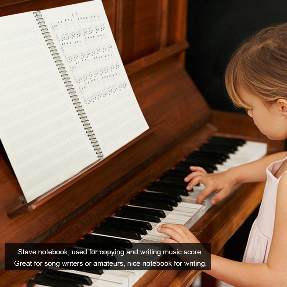 50 Pages Musical Notation Staff Notebook Music Manuscript Writing Paper