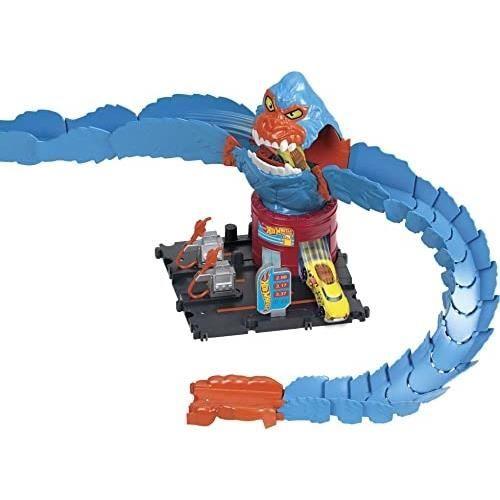 Coffret - Hot Wheels - Attaque du Gorille Gary - 1 voiture et 1 station service - A partir de 3 ans - Mixte