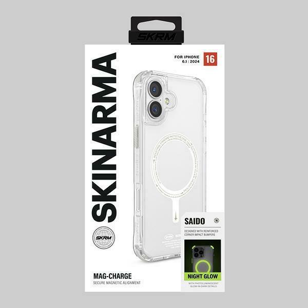 Pouzdro pro iPhone 16 Skinarma MagSafe Zelené