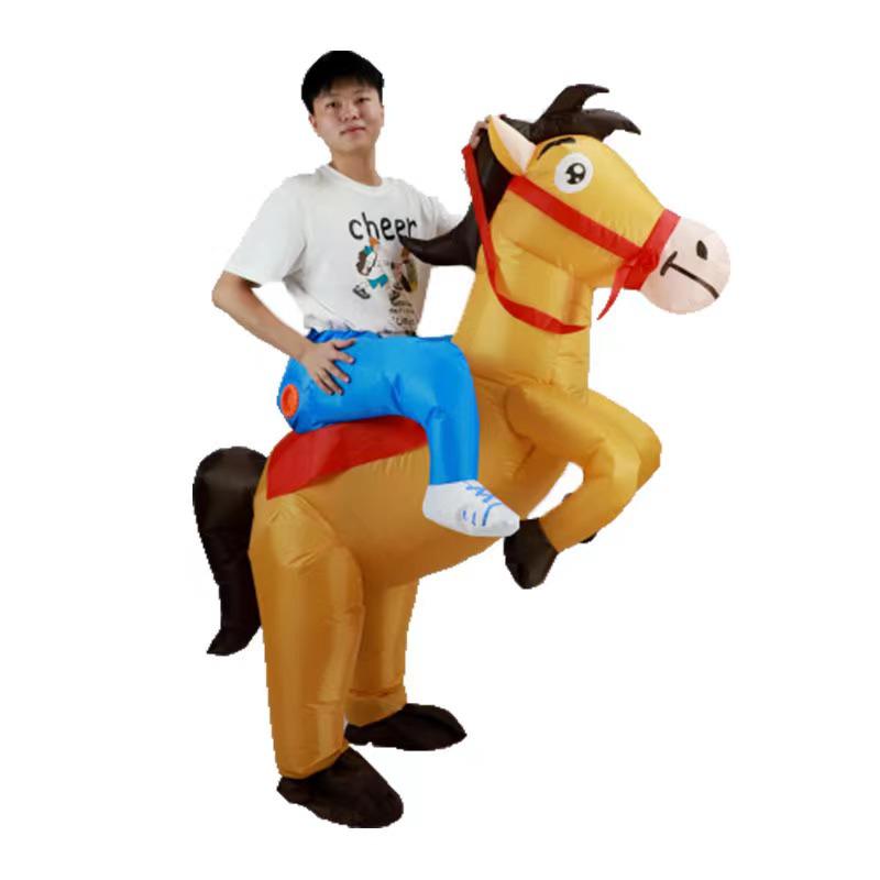 Adult Inflatable Horse Costume for Cosplay, Role Play, and Party Parades