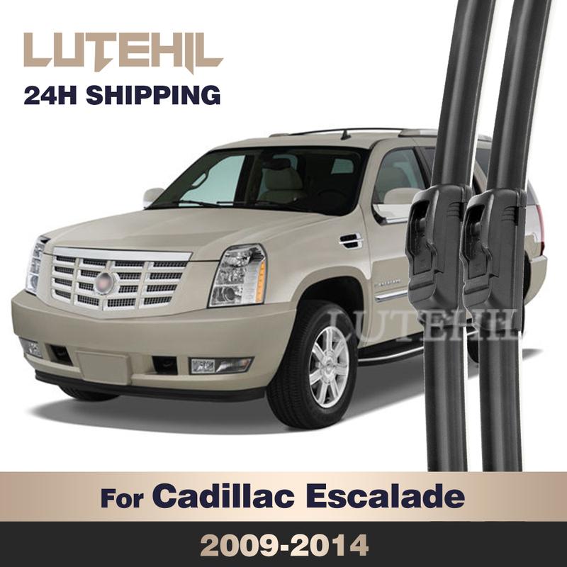 For Cadillac Escalade 2009-2014 2010 2011 2012 2013 Wiper Front Wiper Blades Windshield Windscreen Window Brush 22 +22 2PCS