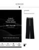 Women's High-Waist Golden Velvet Wide Leg Pants - Spring/Summer 2026 Collection