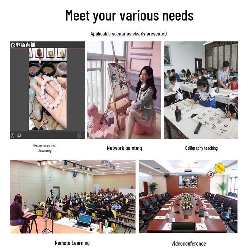 JiaShYing HD PTZ Zoom Live Stream Camera for Conference & Teaching