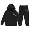 Boys Girls Sweatsuit Clothing Hooded Sweatshirt Jogging Sweatpants Tracksuits Set Fashion Outfit