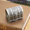 Antique Small Pirate Treasure Chest Wedding Jewelry Gift Box Zinc Alloy Storage Case