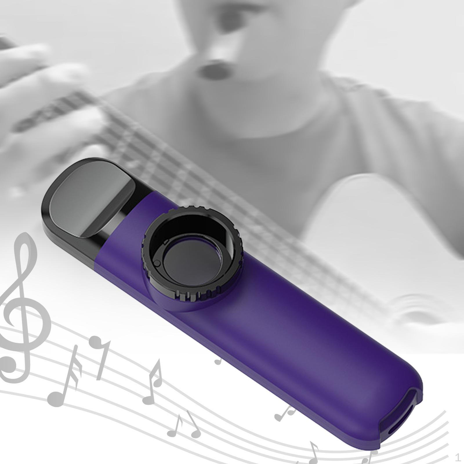 

Цветная детская игрушка Kazoo, профессиональное сопровождение с шейной веревкой, сувениры для вечеринок, портативность, легкость в освоении фиолетовый