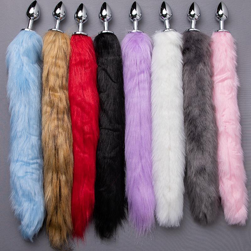 Fox Tails Anal Plug Metal Anal Sex Toys Butt Plug Sex Games Role Play Cosplay Toys Men And Women Sex Toys