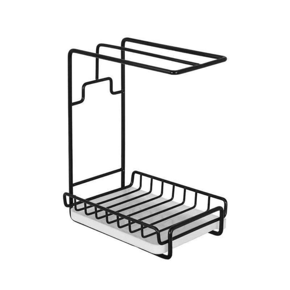Multi-functional Kitchen Dishcloth Storage Rack Dish Drying Rack  Sink Organization