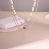 Fashionable Necklace Multiple Layer Necklace Elegant Party Necklace Alloy Texture Trendy Fashion Jewelry for Daily Party