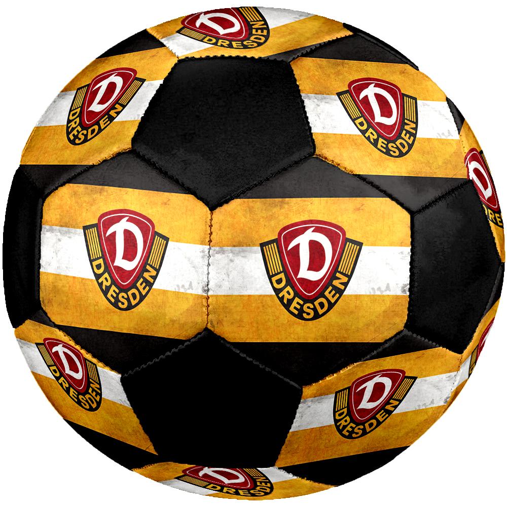 SIZE 5 Dynamo Dresden Soccer Ball Colorful All Ages Machine Stitched PVC Competition Ready Durable High-Bounce