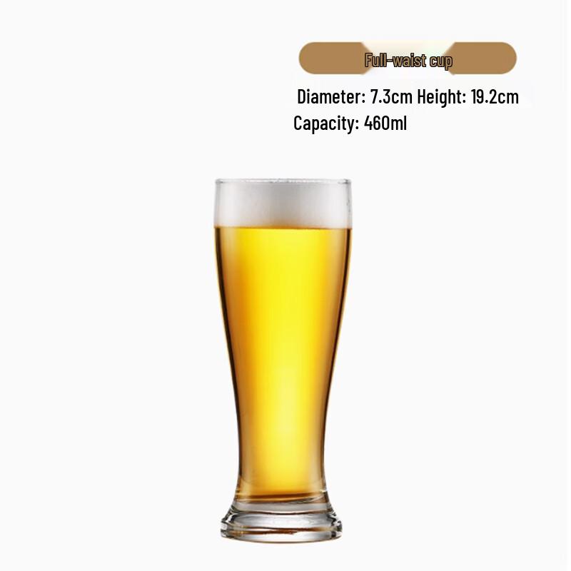Langxi 460ml Craft Beer Pint Glasses - 8 Pack