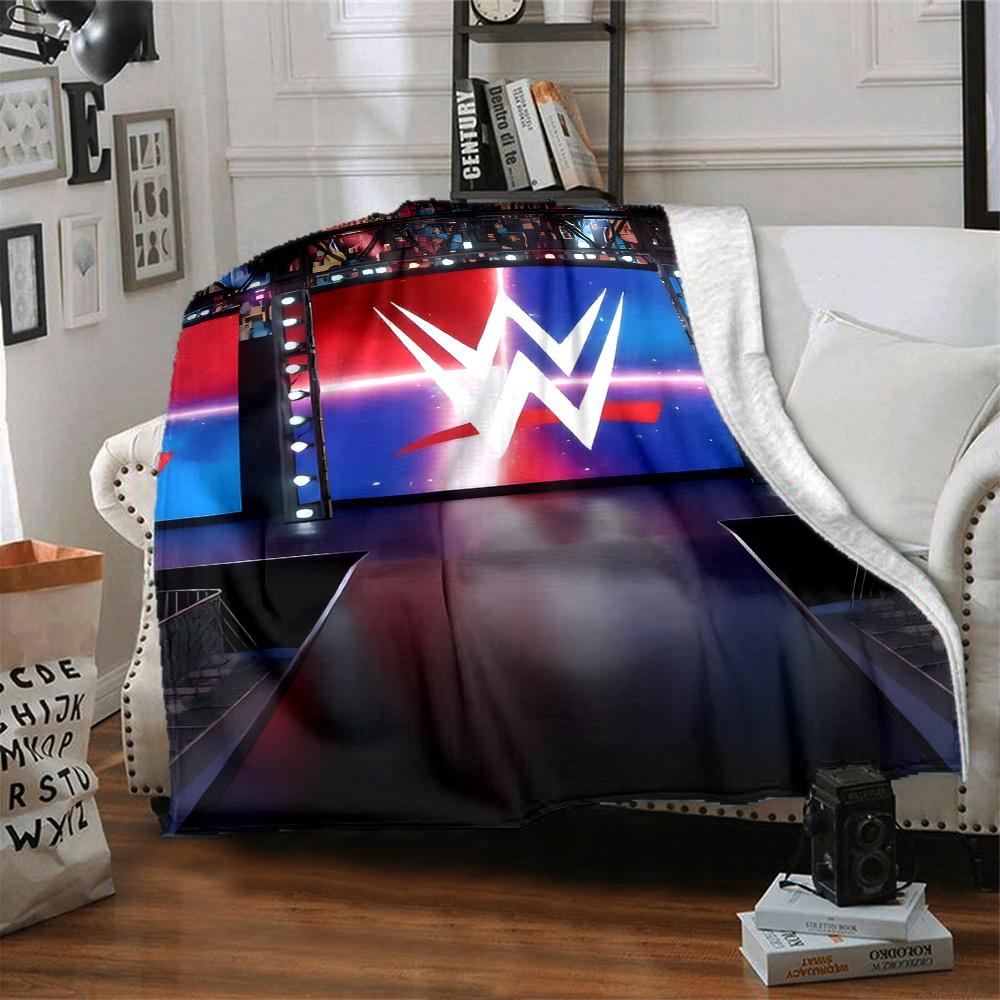 Wrestlemania Blanket Durable Comfort Perfect for Bed Office Chair Chair All-Season Use Modern Style Suitable for Gifting Relatives and Friends