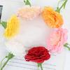 5 Pcs Artificial Faux Silk Carnation Picks 11.4" Fake Carnation Flowers