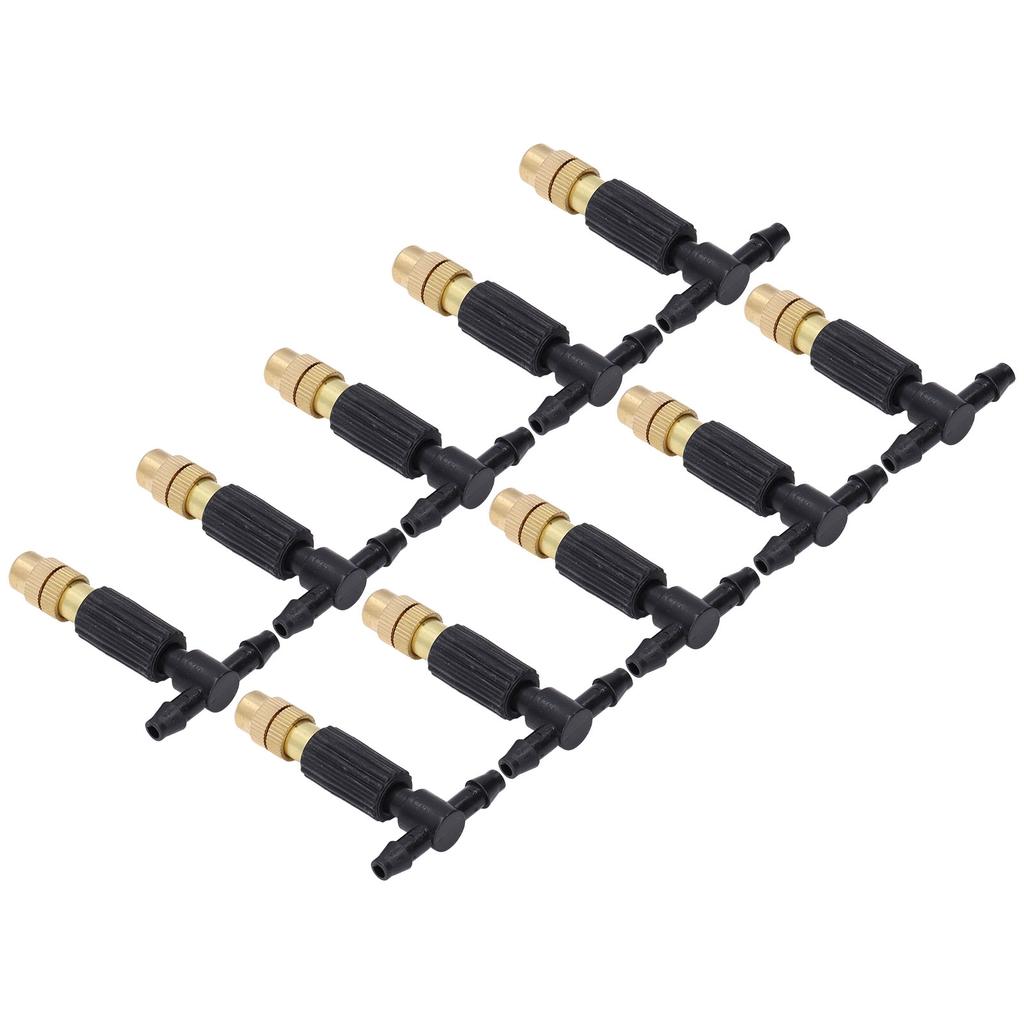 10pcs Atomizing Nozzles Removable Design Easy Installation Misting Spray Head for Greenhouse