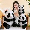 Cute Fat Panda Doll Bag Small Creative Chengdu Panda Base Travel Backpack Panda Plush Toy