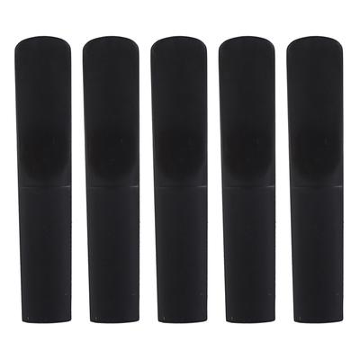 5PCS Clarinet Traditional Reeds 2.5 Strength Resin Beginner Clarinet Reeds for Practice and Performance