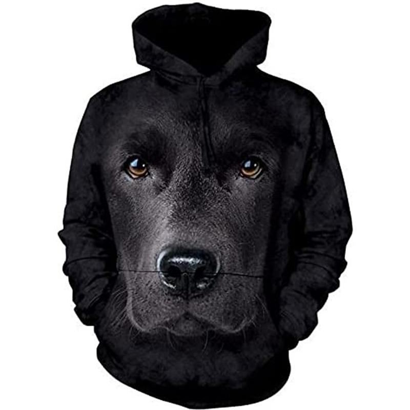 Men's Animal Dog Animal Patterned Graphic Prints Hoodie Hoodies Sweatshirt Cute Streetwear Designer