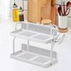 Bathroom Storage Rack Cosmetic Tray Jewelry Organizer Multipurpose Tea Cup Holder