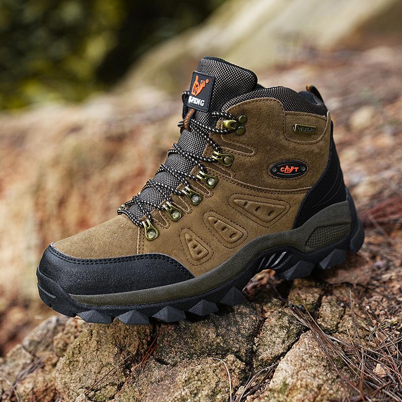 Plus Size Autumn/Winter High-Top Hiking Boots for Couples