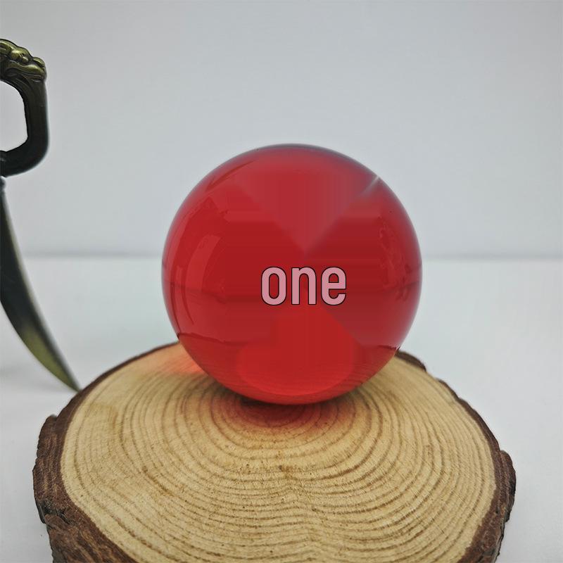 5CM Multicolor Crystal Ball Ornament for Party, Wedding, and Desktop Décor