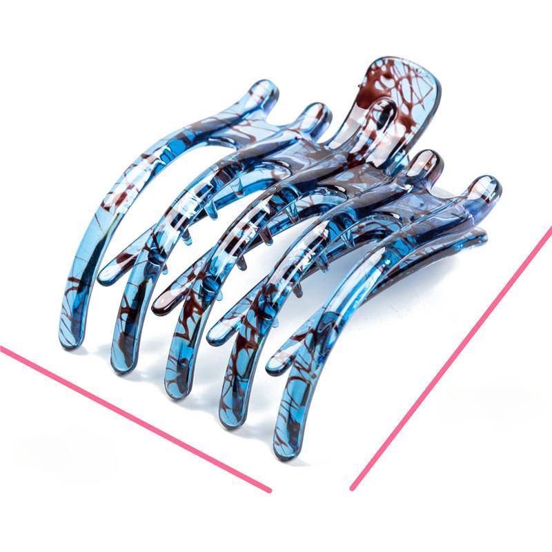 Rolled Up Headwear 3.5 inches Hair Claw Hair Clip Comb Curly Hair Wear for Women and Girls