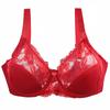 Large size bra lace gathering steel ring underwear adjustment type large chest small breast bra cover